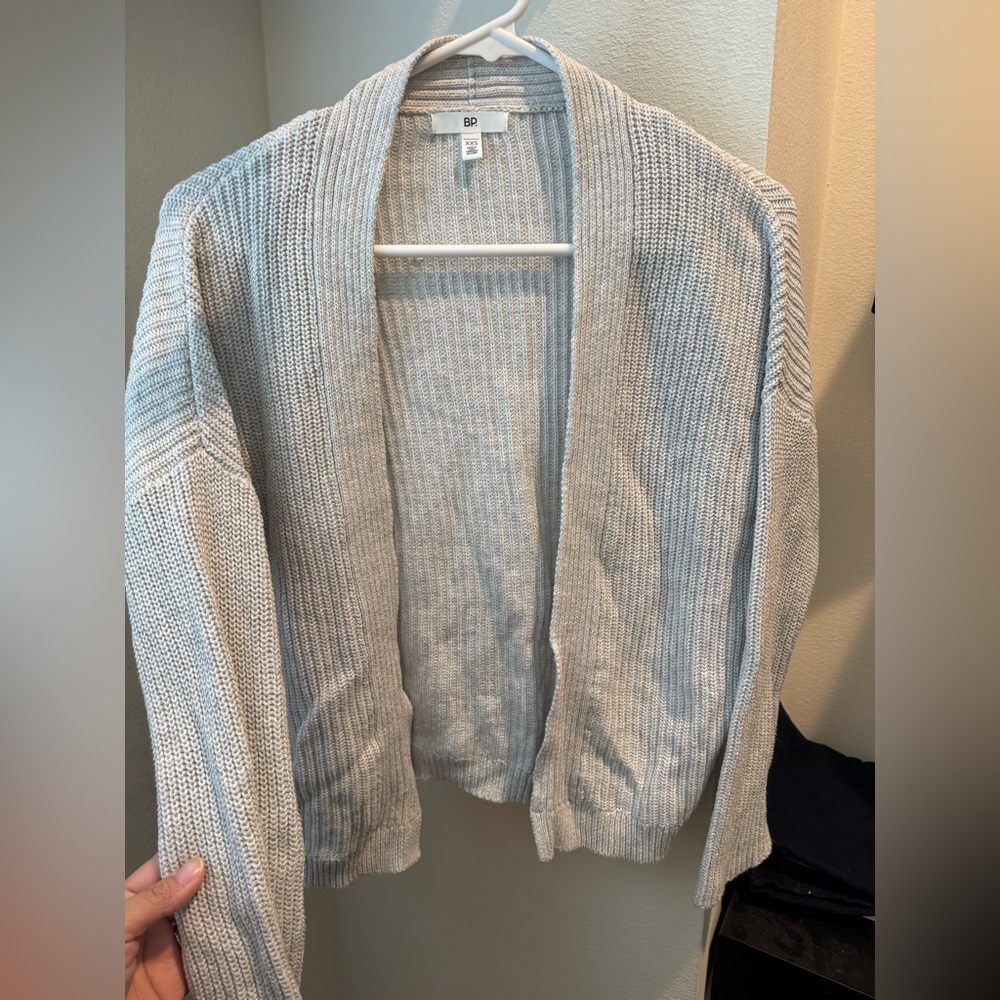 BP Light Gray Knit Top